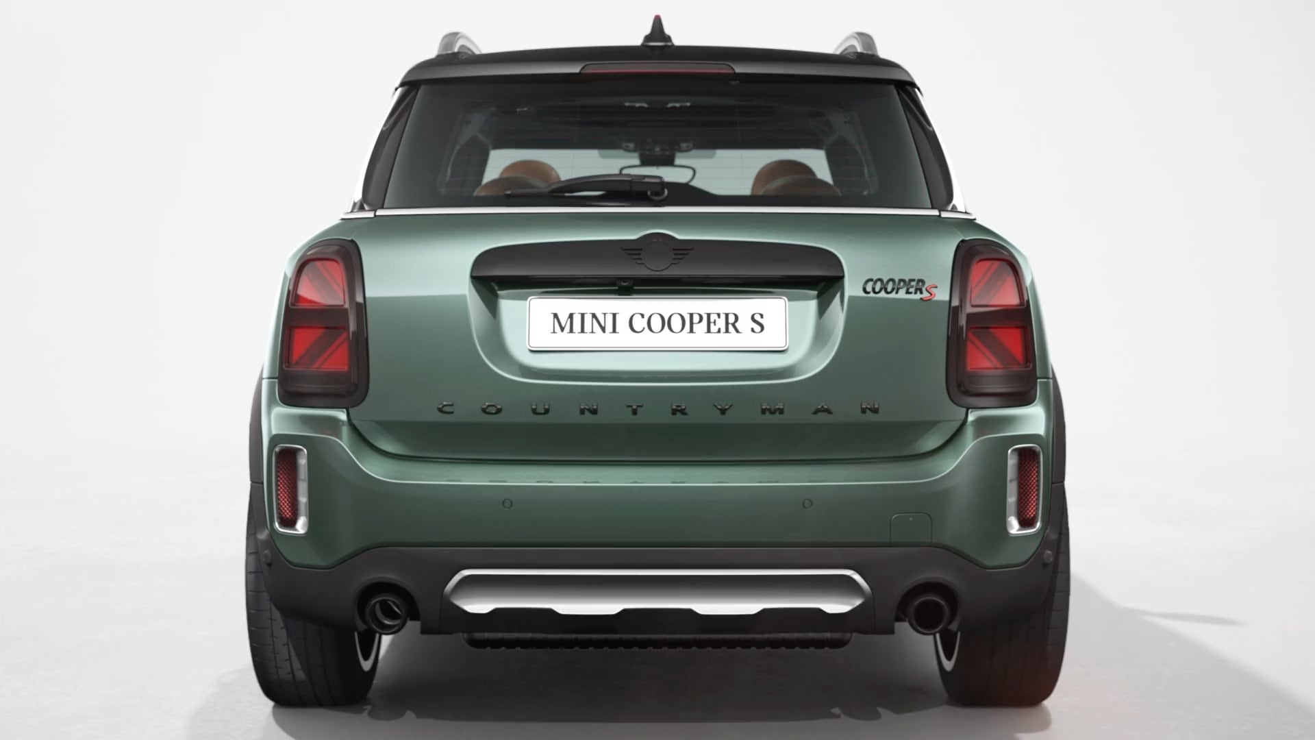 MINI Countryman –önden görünüm – yeşil ve siyah