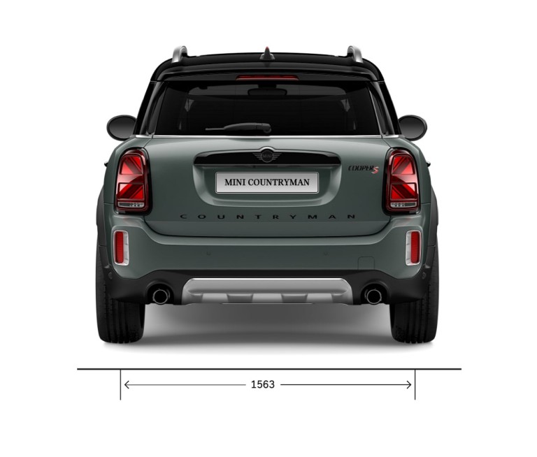 MINI Countryman – arkadan görünüm – boyutlar